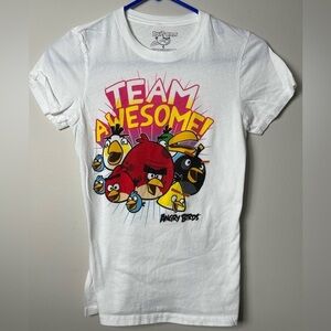 Angry Birds Women's Short Sleeve Animated Top